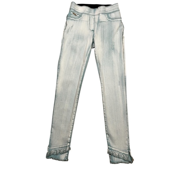 Coco + Carmen Denim - NWOT Coco + Carmen Green Acid Wash Elastic Waist Pull On Jeans